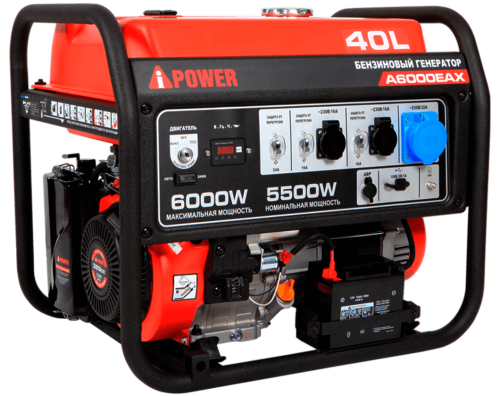 Портативный бензиновый генератор A-iPower A6000EAX фото 10