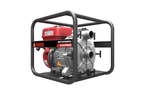 Бензиновая мотопомпа для чистой воды A-iPower AWP50 фото 2