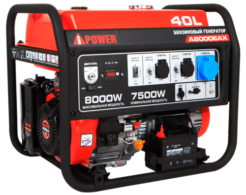 Портативный бензиновый генератор A-iPower A8000EAX фото 9