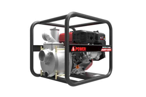 Бензиновая мотопомпа для грязной воды A-iPower AWP100T фото 2