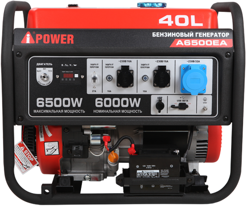 Портативный бензиновый генератор A-iPower A6500EA фото 5