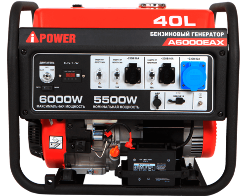 Портативный бензиновый генератор A-iPower A6000EAX фото 3