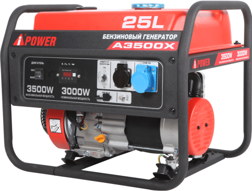 Портативный бензиновый генератор A-iPower A3500X фото 5