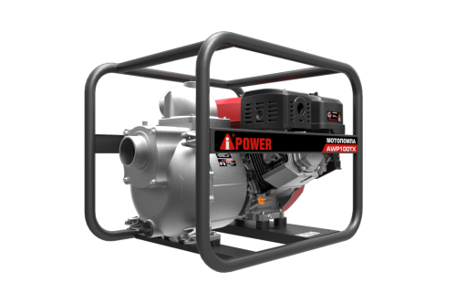 Бензиновая мотопомпа для сильнозагрязнённой воды A-iPower AWP100TX фото 2