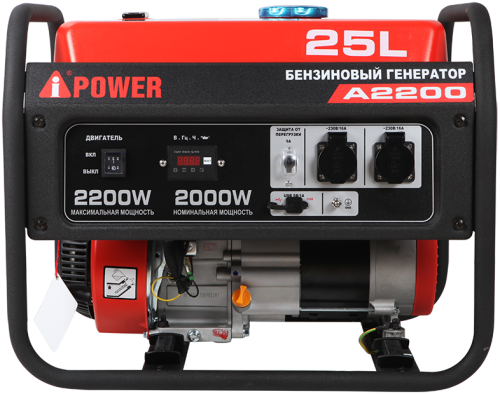 Портативный бензиновый генератор A-iPower A2200 фото 2