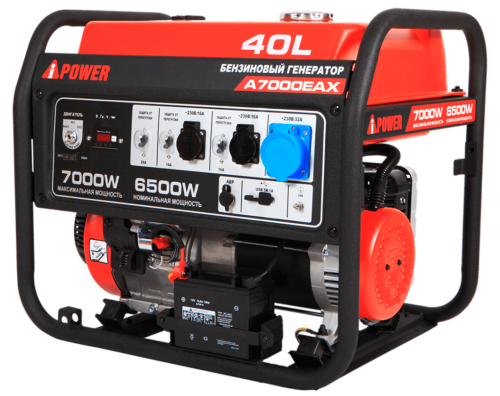 Портативный бензиновый генератор A-iPower A7000EAX фото 4