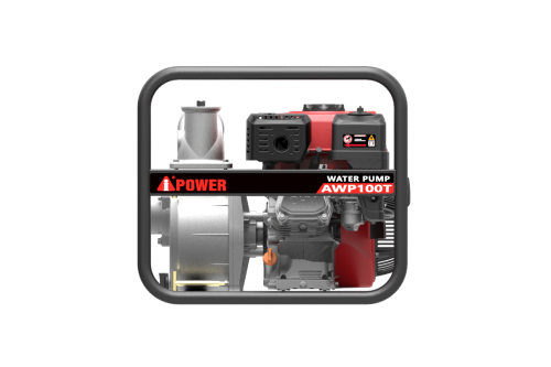 Бензиновая мотопомпа для грязной воды A-iPower AWP100T фото 3