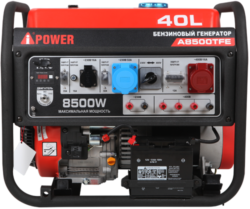 Портативный бензиновый генератор A-iPower A8500TFE фото 5