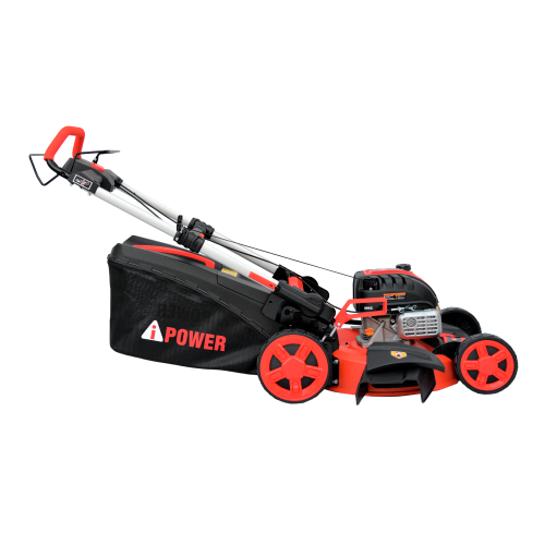Складная газонокосилка бензиновая самоходная A-iPower AM53S фото 5