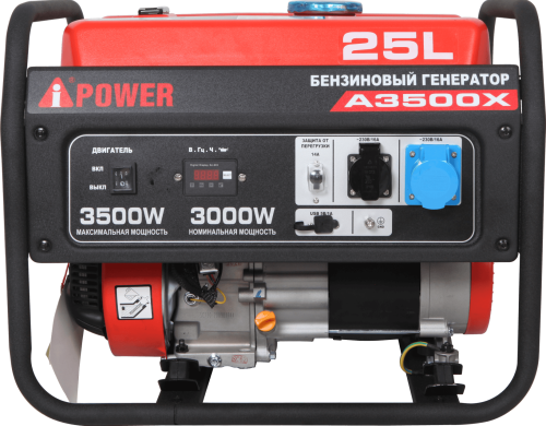 Портативный бензиновый генератор A-iPower A3500X фото 2