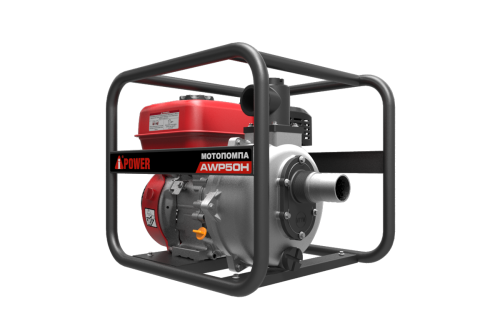 Бензиновая мотопомпа высоконапорная A-iPower AWP50H фото 6