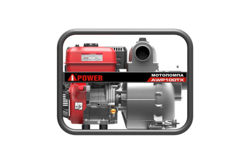 Бензиновая мотопомпа для сильнозагрязнённой воды A-iPower AWP100TX фото 7