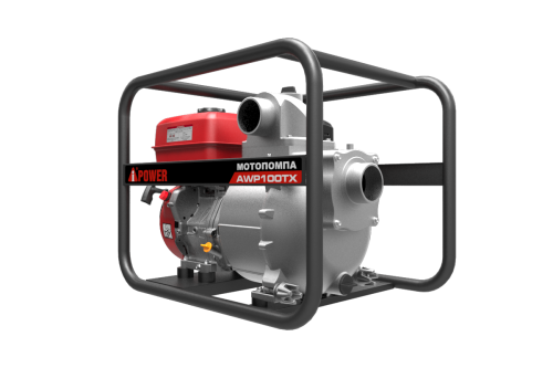 Бензиновая мотопомпа для сильнозагрязнённой воды A-iPower AWP100TX фото 6