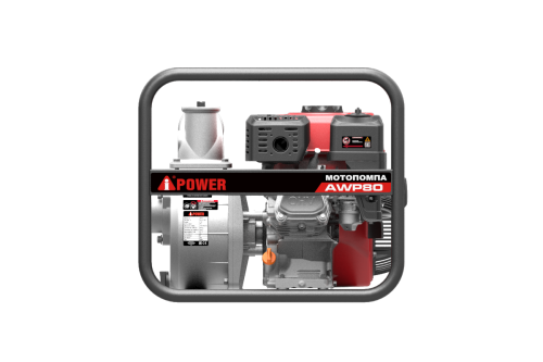 Бензиновая мотопомпа для чистой воды A-iPower AWP80 фото 6